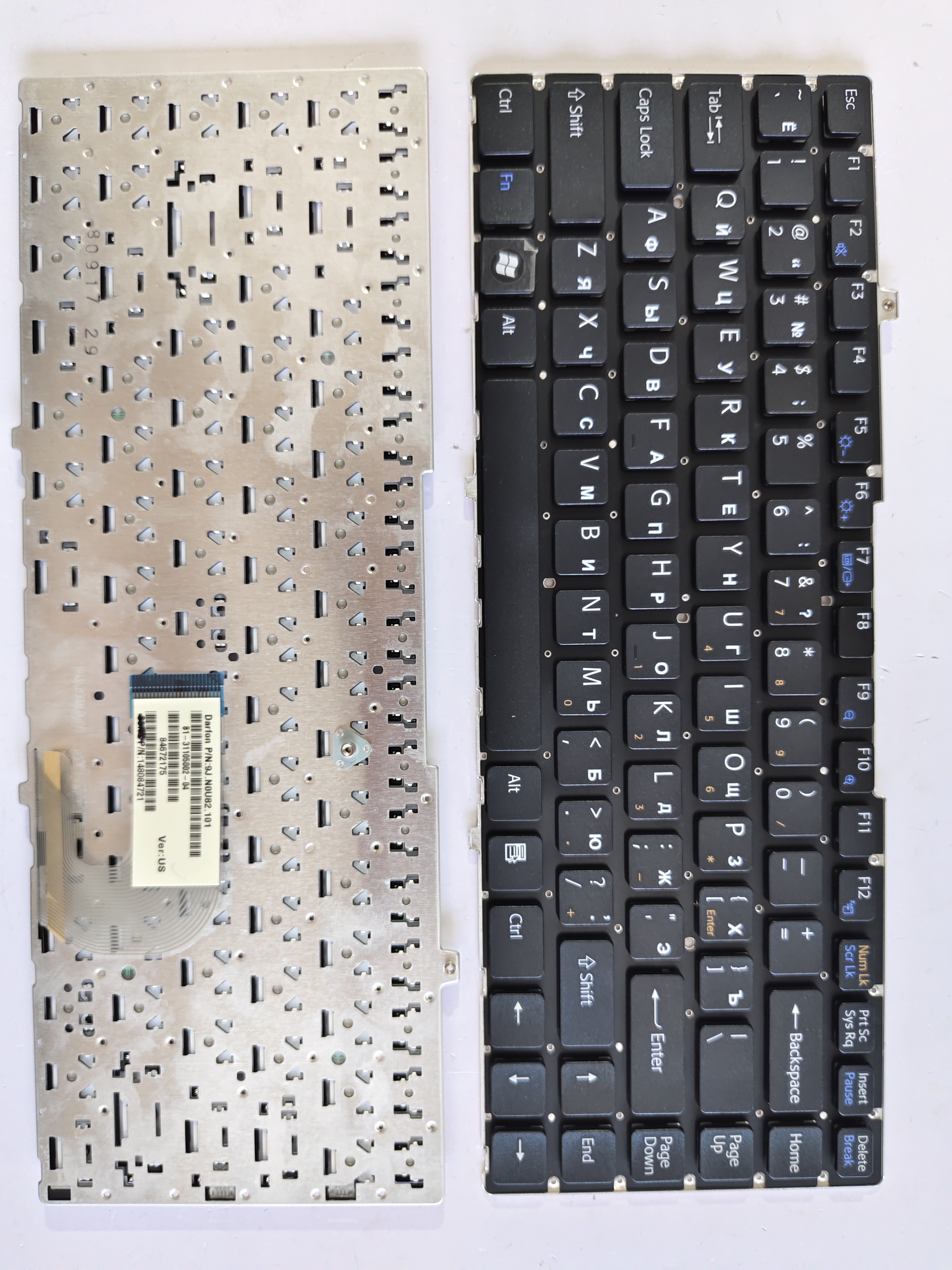Picture of New Replacement Laptop Keyboard For SONY FW/VGN-FW/FW19/FW48/FW590 BLACK RU Layout